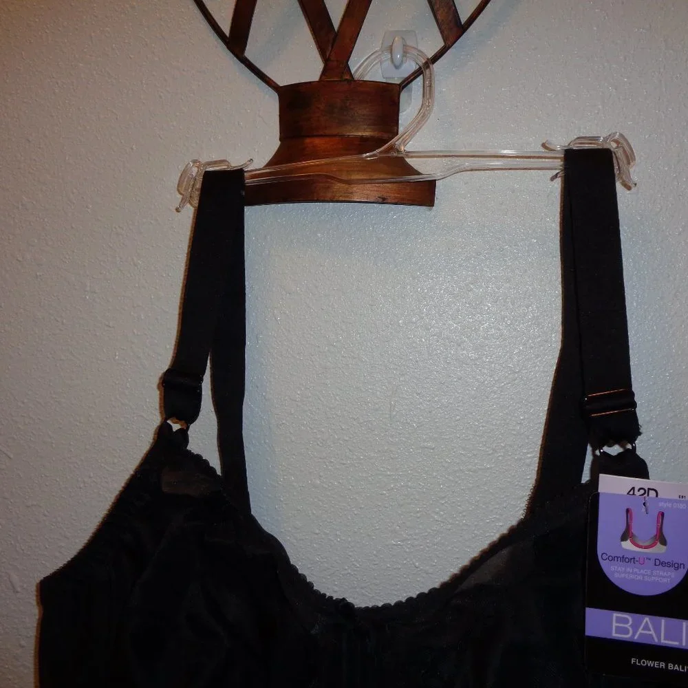 BALI Comfort-U Flower Full-Figure Bra 0180 42D